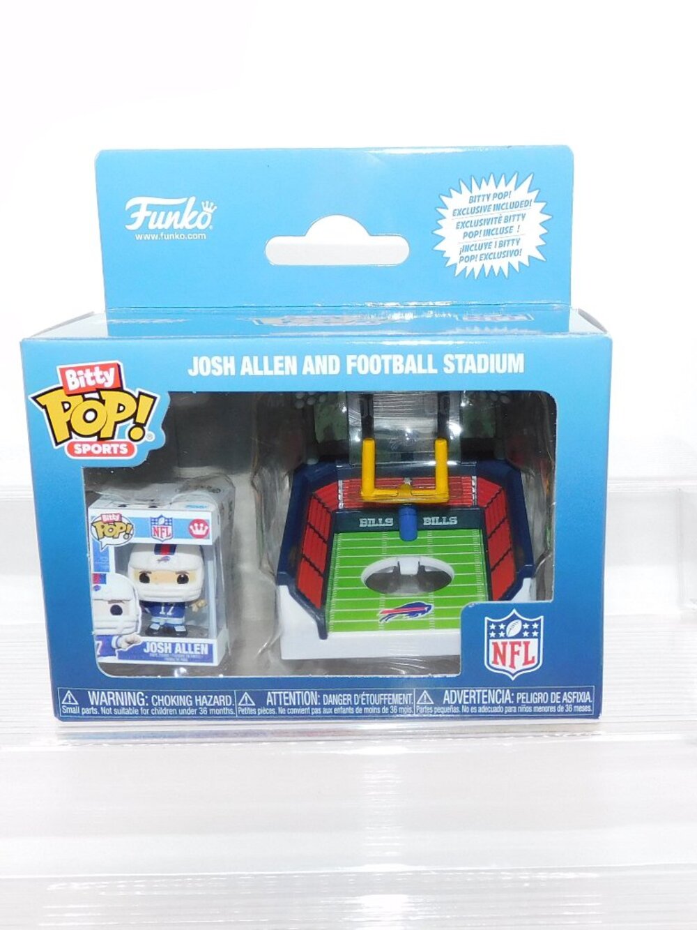 Funko Bitty Pop Buffalo Bills Josh Allen Figure Stadium 2pce NFL NEW